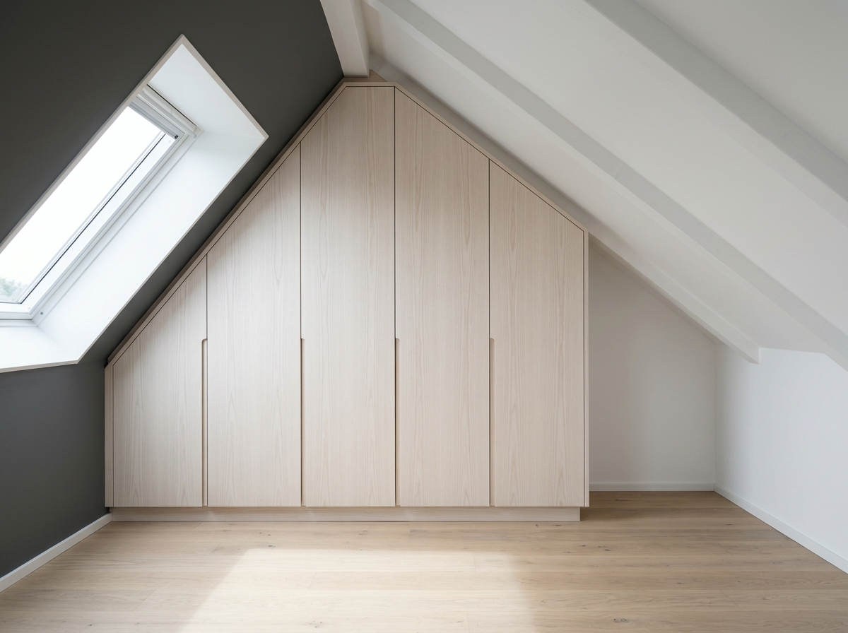 Schrank unter der Schräge (KI-generiertes Beispielbild)